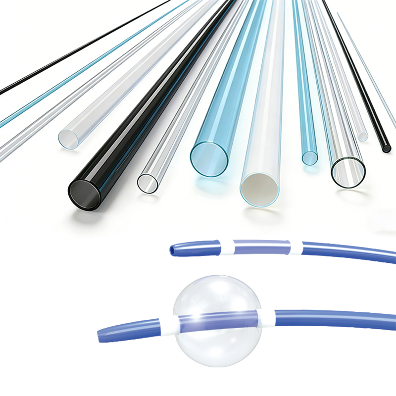 Medical grade ultra thin wall PETPolyester heat shrink tubing